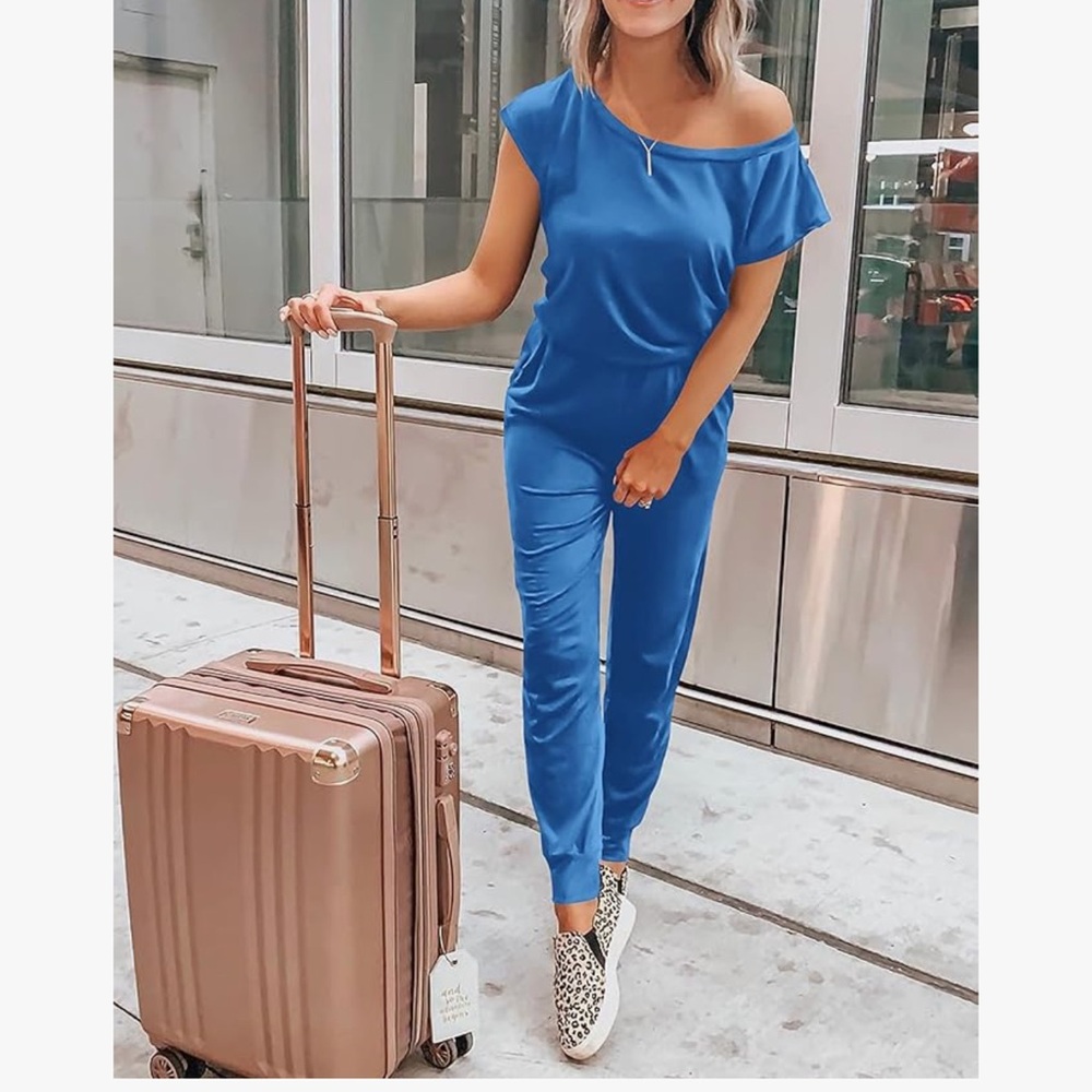 Prettygarden Blue lounge Jumpsuit